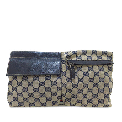 Gucci GG Canvas Web Double Pocket Belt Bag (R2ckk7)