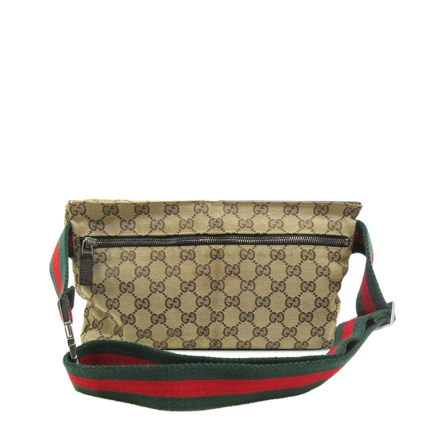 Gucci GG Canvas Web Double Pocket Belt Bag (8sdlRV)