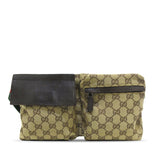 Gucci GG Canvas Web Double Pocket Belt Bag (8sdlRV)