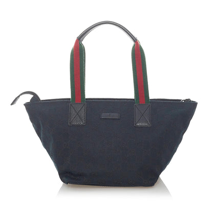 Gucci GG Canvas Web Handbag (33014)