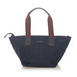 Gucci GG Canvas Web Handbag (33014)