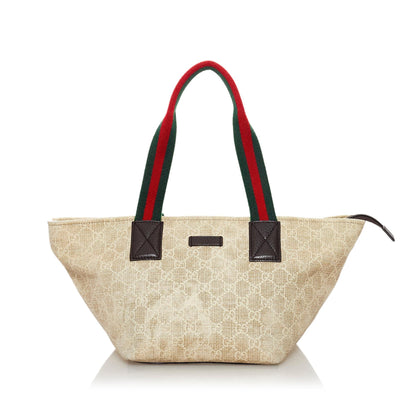Gucci GG Canvas Web Handbag (33394)