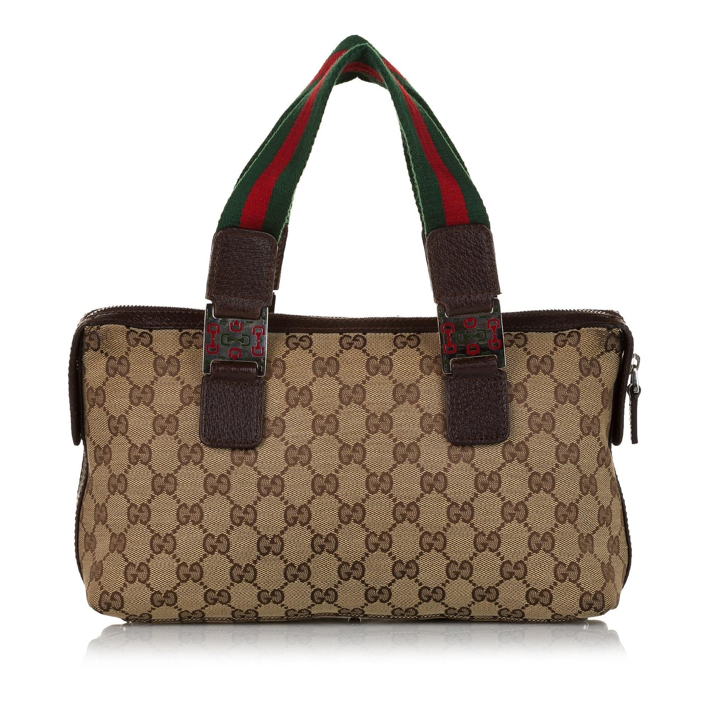 Gucci GG Canvas Web Handbag (34424)