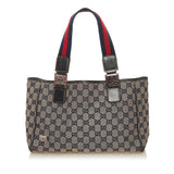 Gucci GG Canvas Web Handbag (34925)