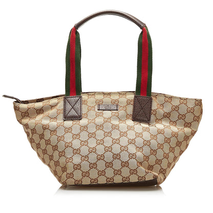 Gucci GG Canvas Web Handbag (35590)