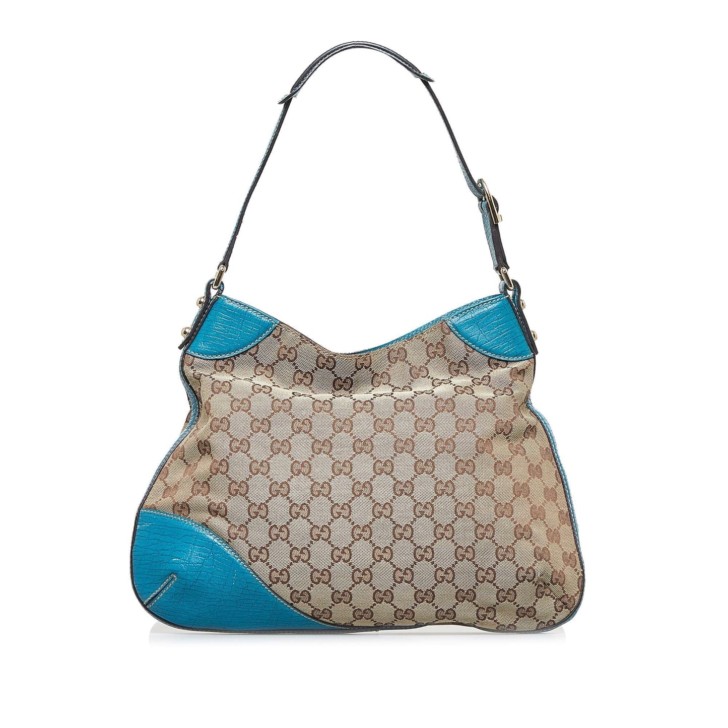 Gucci GG Canvas Web Hasler Shoulder Bag (Q4GPEA)
