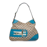 Gucci GG Canvas Web Hasler Shoulder Bag (Q4GPEA)