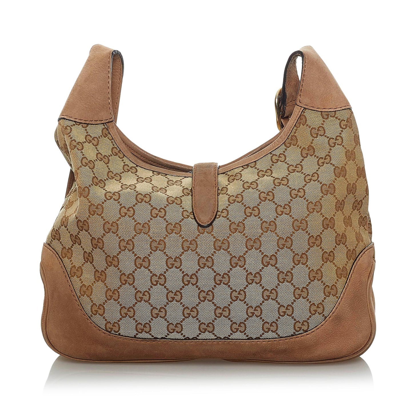 Gucci GG Canvas Web Jackie Crossbody Bag (33893)