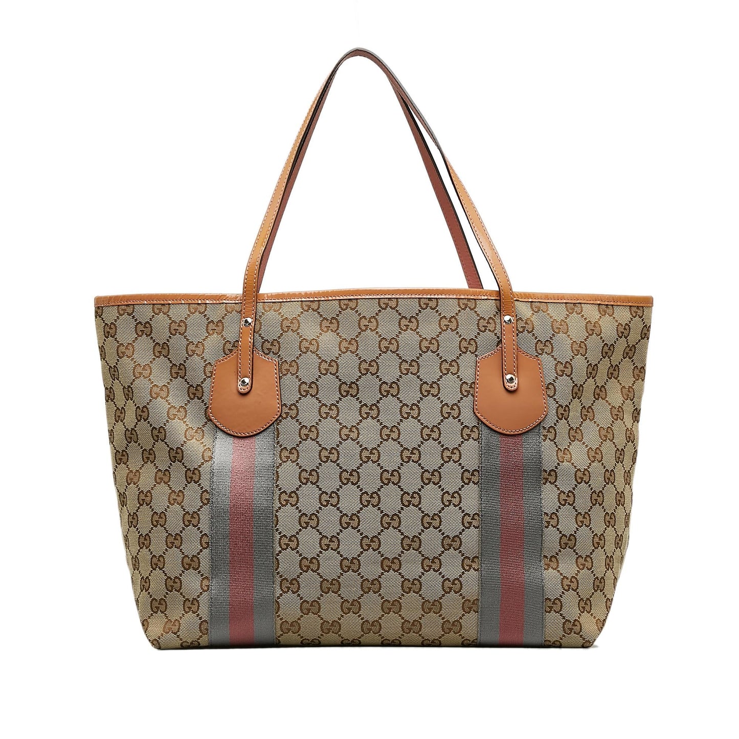 Gucci GG Canvas Web Jolie Tote Bag (aU8HGJ)