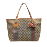 Gucci GG Canvas Web Jolie Tote Bag (aU8HGJ)