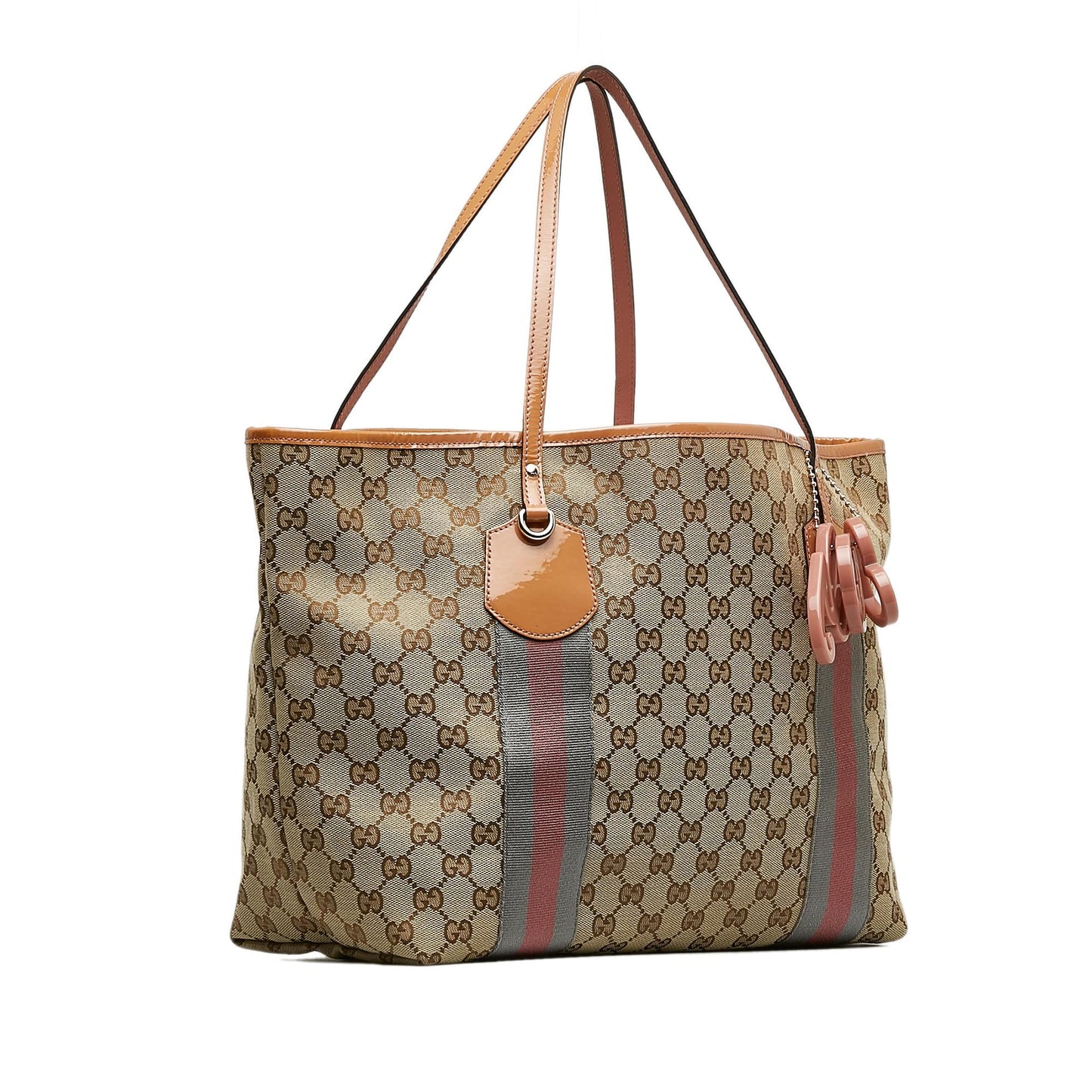 Gucci GG Canvas Web Jolie Tote Bag (aU8HGJ)