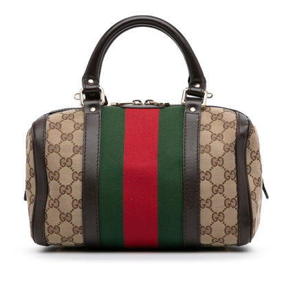 Gucci GG Canvas Web Joy Boston (8ig8N6)