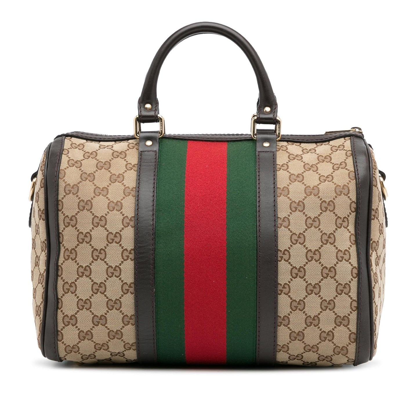 Gucci GG Canvas Web Joy Boston (N7r8cM)