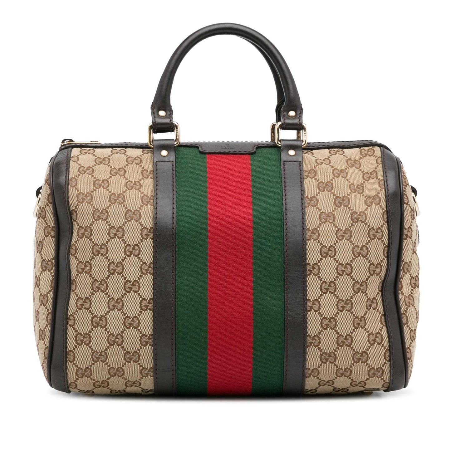 Gucci GG Canvas Web Joy Boston (N7r8cM)