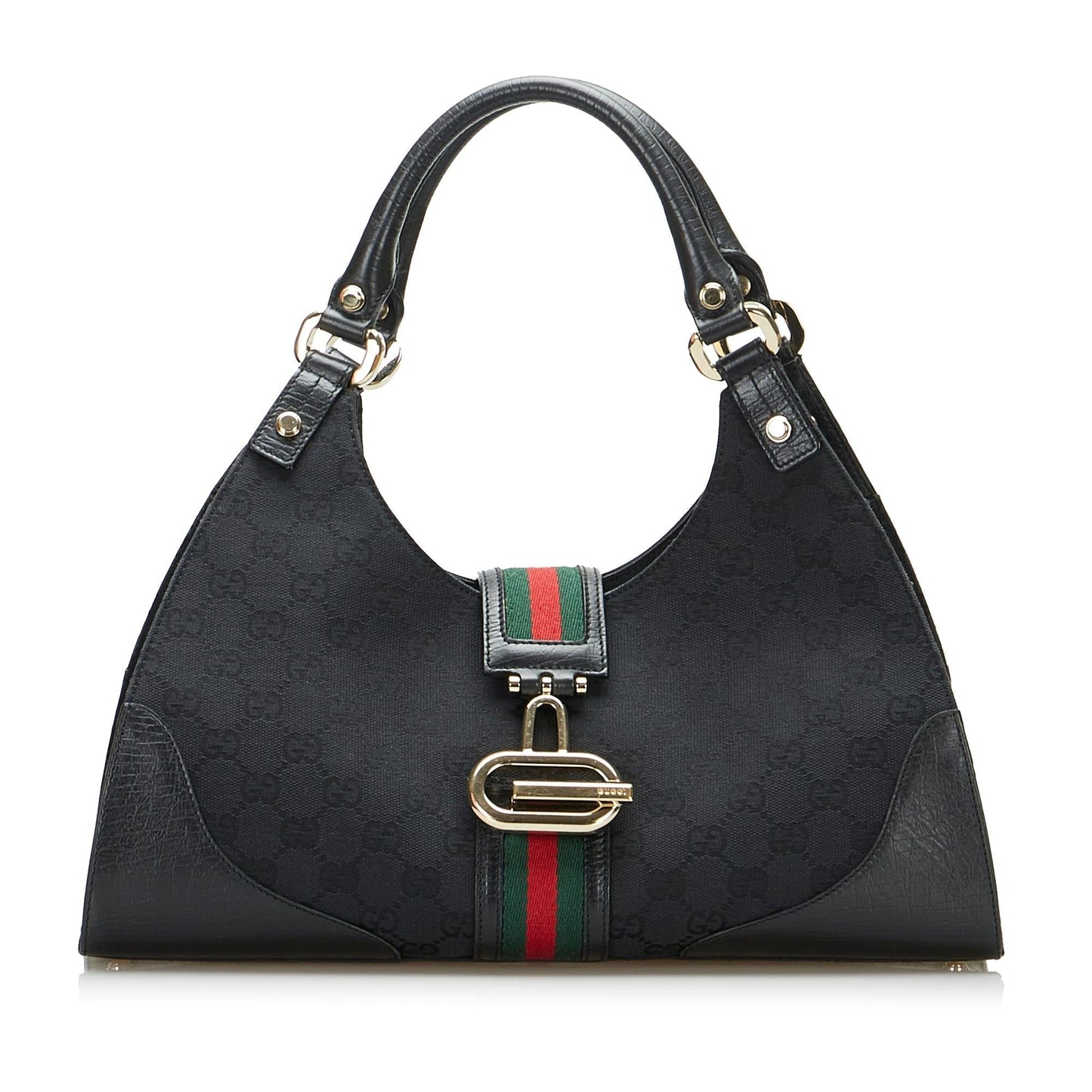 Gucci GG Canvas Web Junco Handbag (DbmsQf)