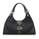 Gucci GG Canvas Web Junco Handbag (DbmsQf)