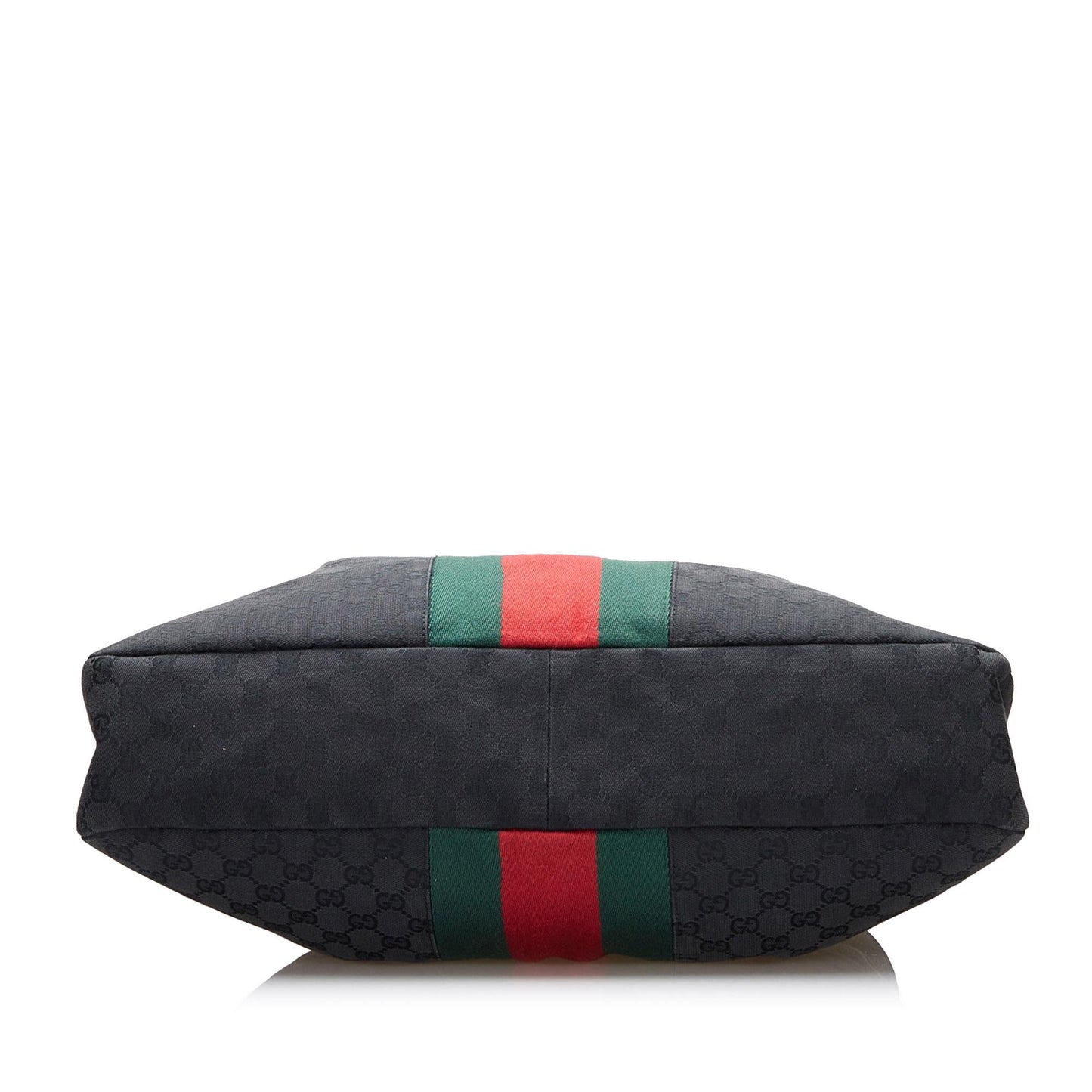 Gucci GG Canvas Web Metal Bamboo Tote (XlBfM7)