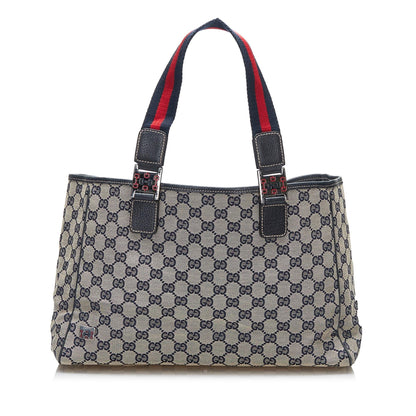 Gucci GG Canvas Web Pop Tote Bag (8Vt96e)