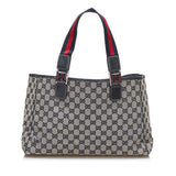 Gucci GG Canvas Web Pop Tote Bag (8Vt96e)
