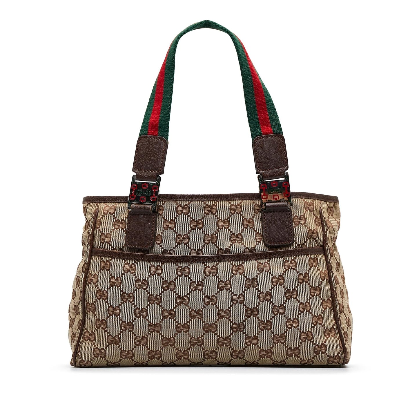 Gucci GG Canvas Web Pop Tote (Jsskew)