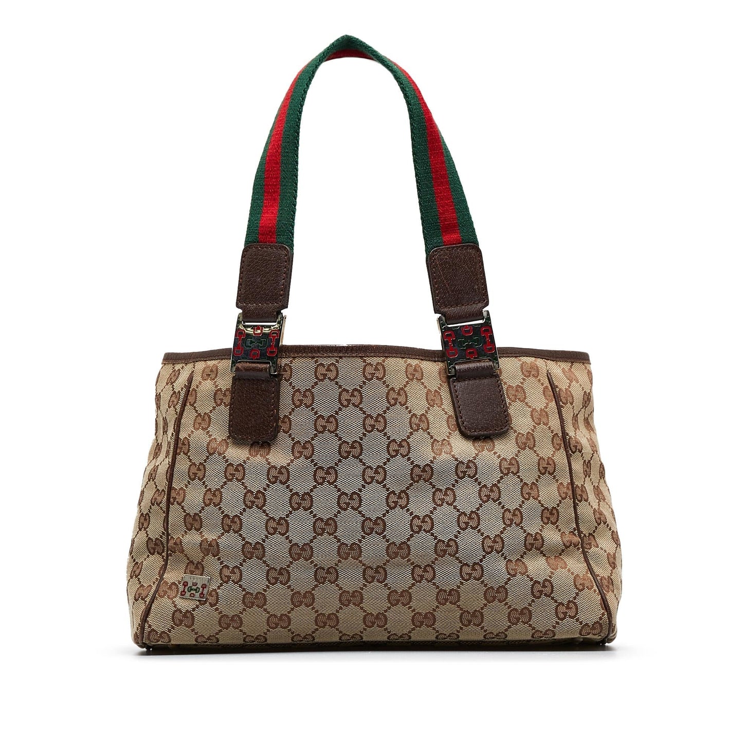 Gucci GG Canvas Web Pop Tote (Jsskew)