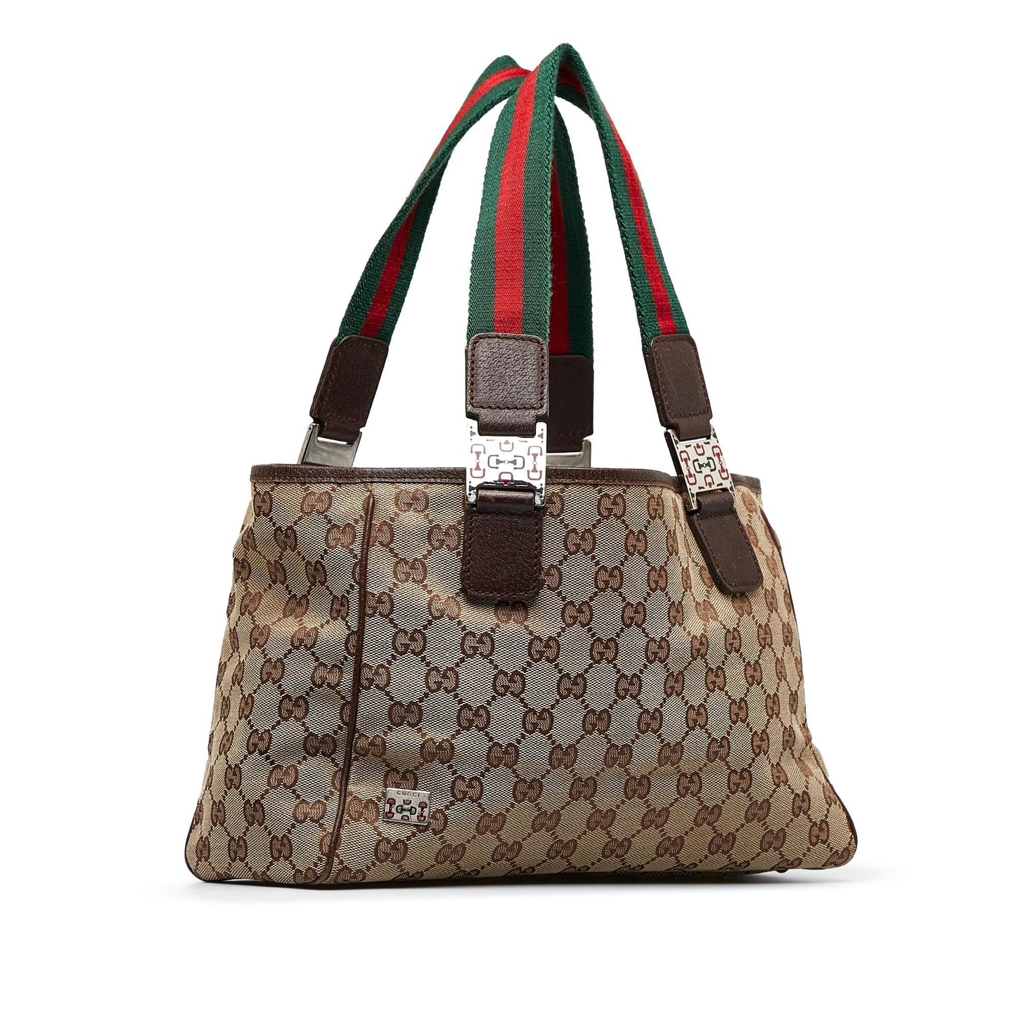 Gucci GG Canvas Web Pop Tote (Jsskew)