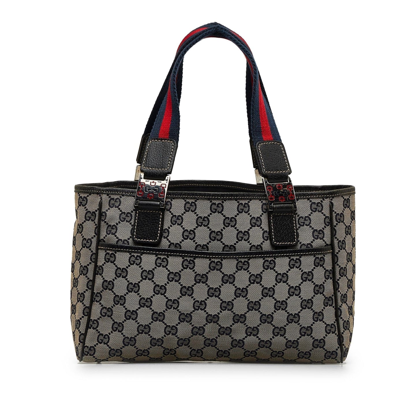 Gucci GG Canvas Web Pop Tote (nSmaB0)
