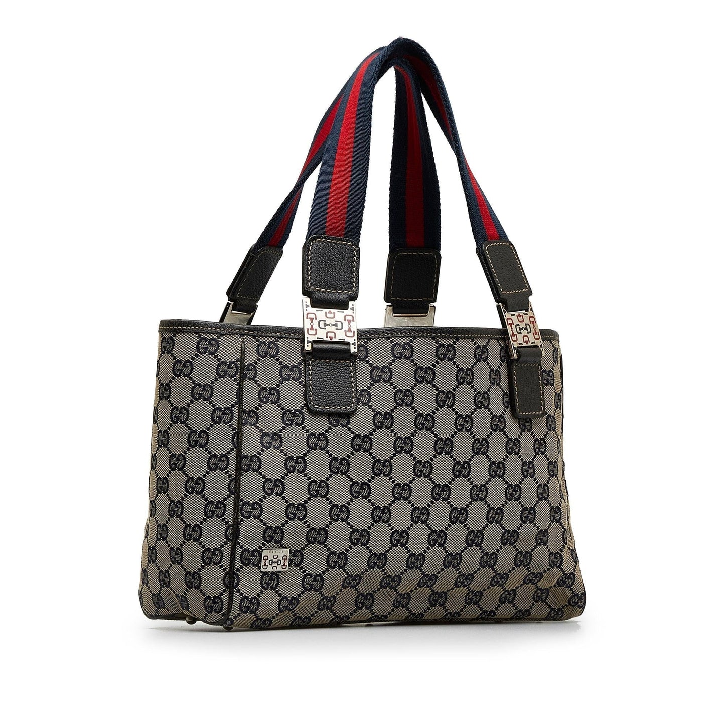 Gucci GG Canvas Web Pop Tote (nSmaB0)