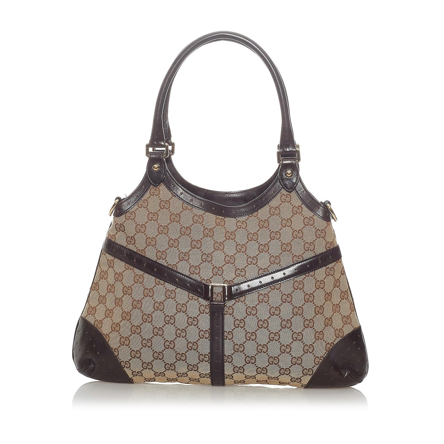 Gucci GG Canvas Web Reins Shoulder Bag (31573)