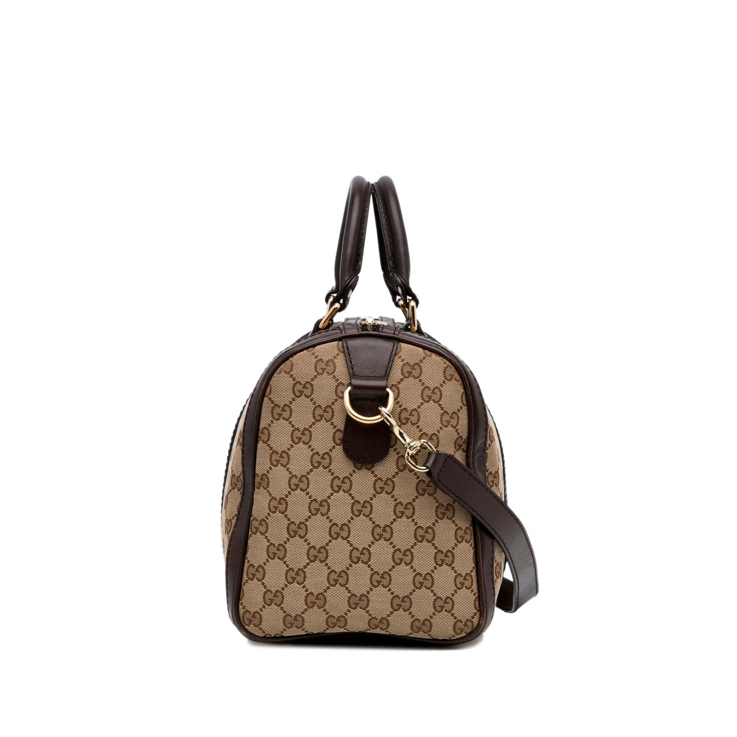 Gucci GG Canvas Web Satchel (u1ER4H)