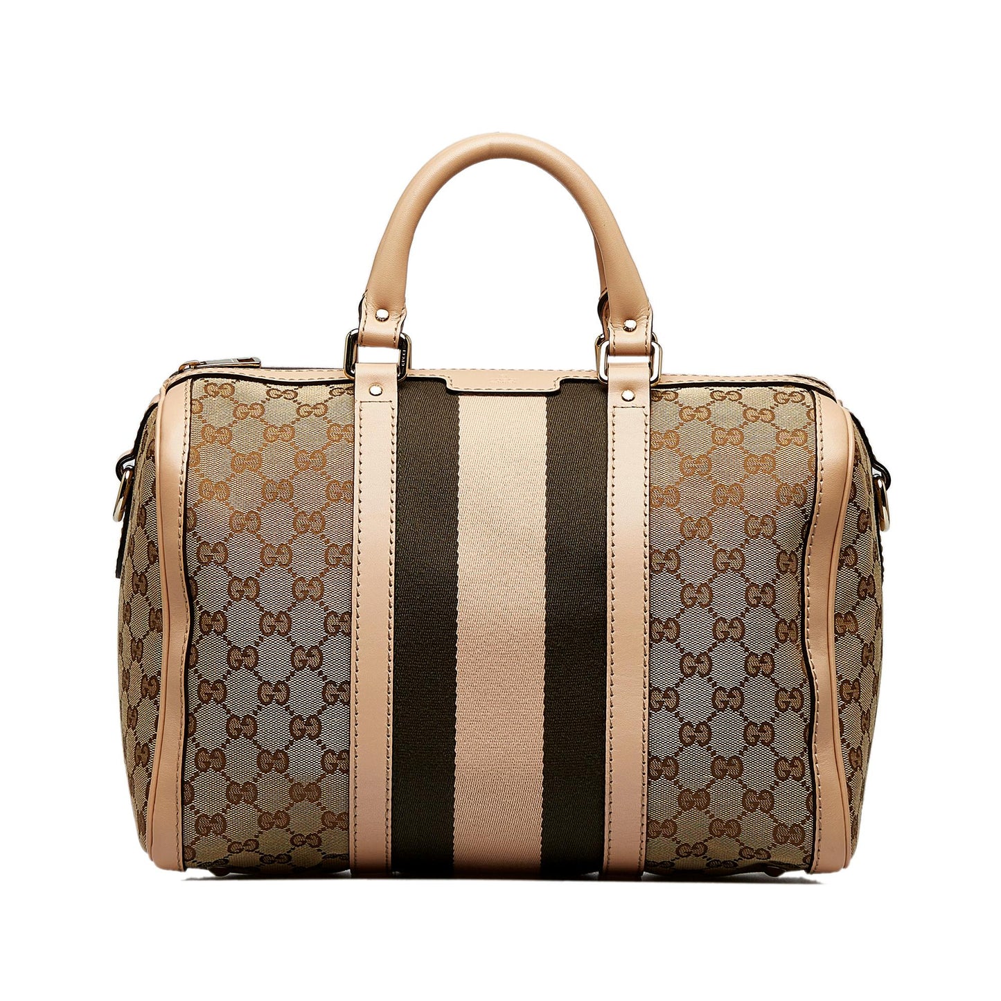 Gucci GG Canvas Web Satchel (qKkwqV)
