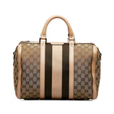 Gucci GG Canvas Web Satchel (qKkwqV)