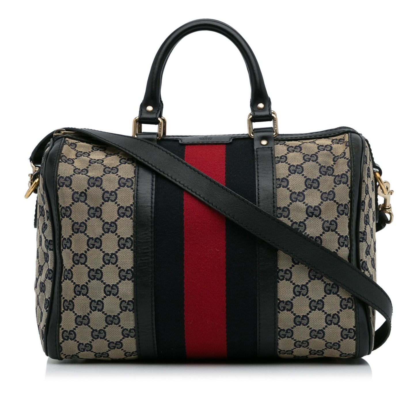 Gucci GG Canvas Web Satchel (xupd8y)