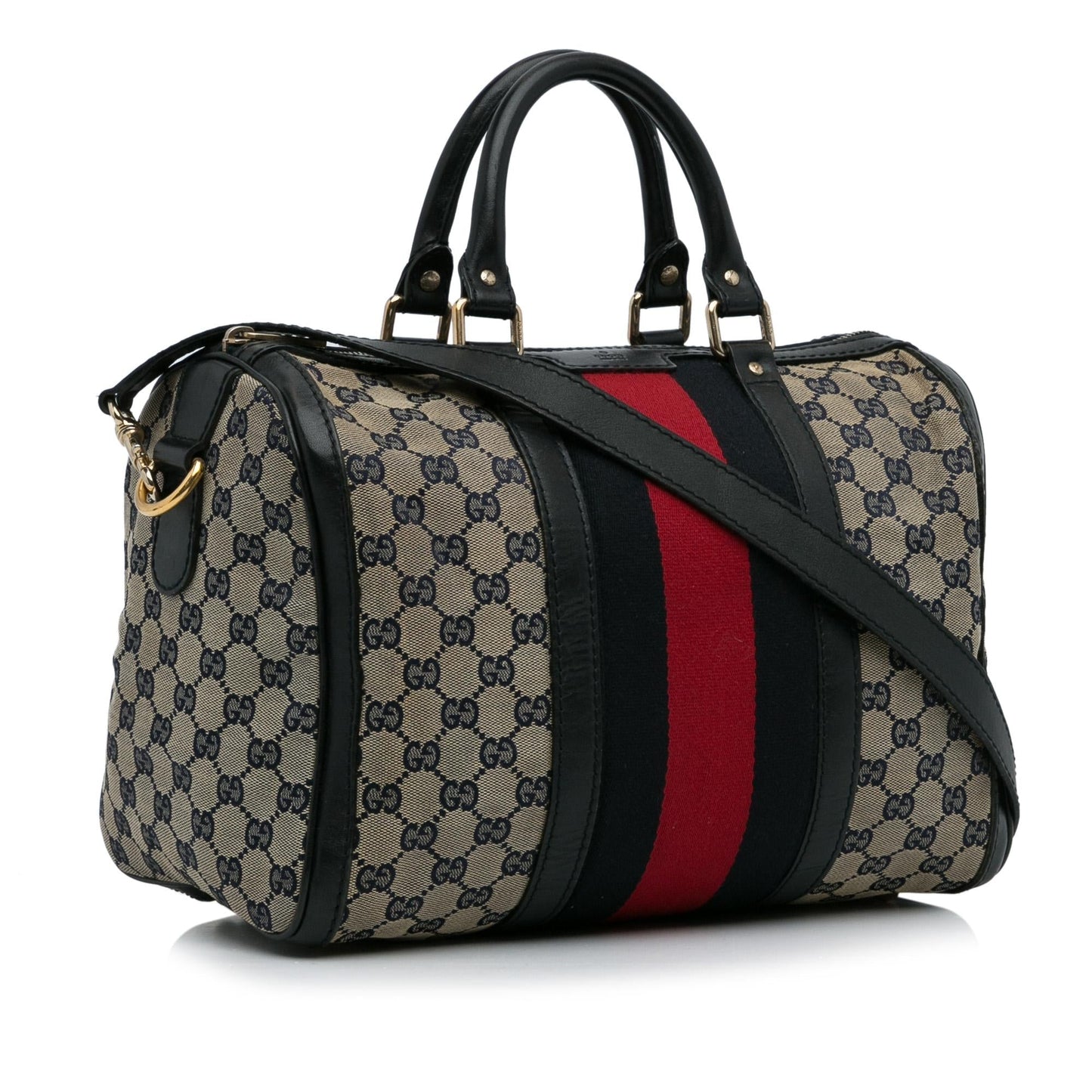 Gucci GG Canvas Web Satchel (xupd8y)