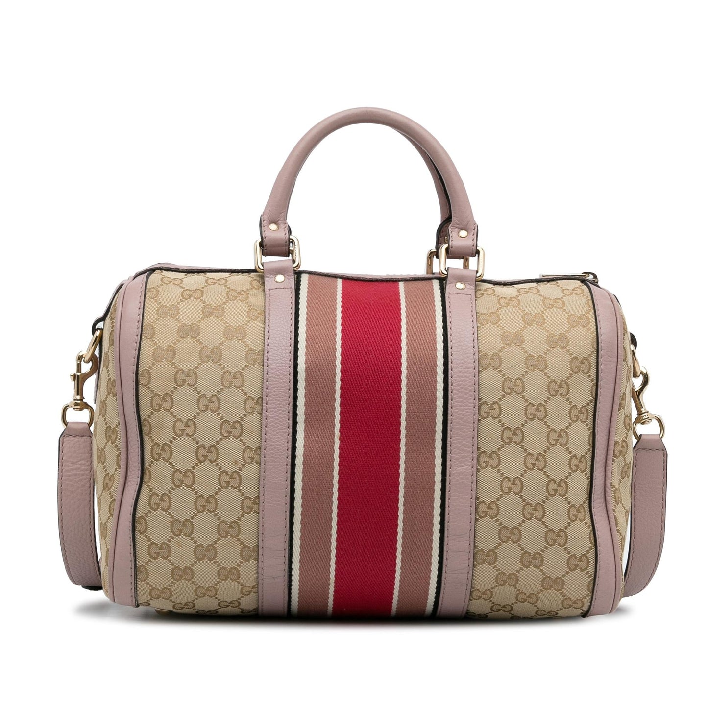 Gucci GG Canvas Web Satchel (rLK8bR)