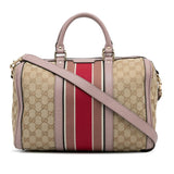 Gucci GG Canvas Web Satchel (rLK8bR)