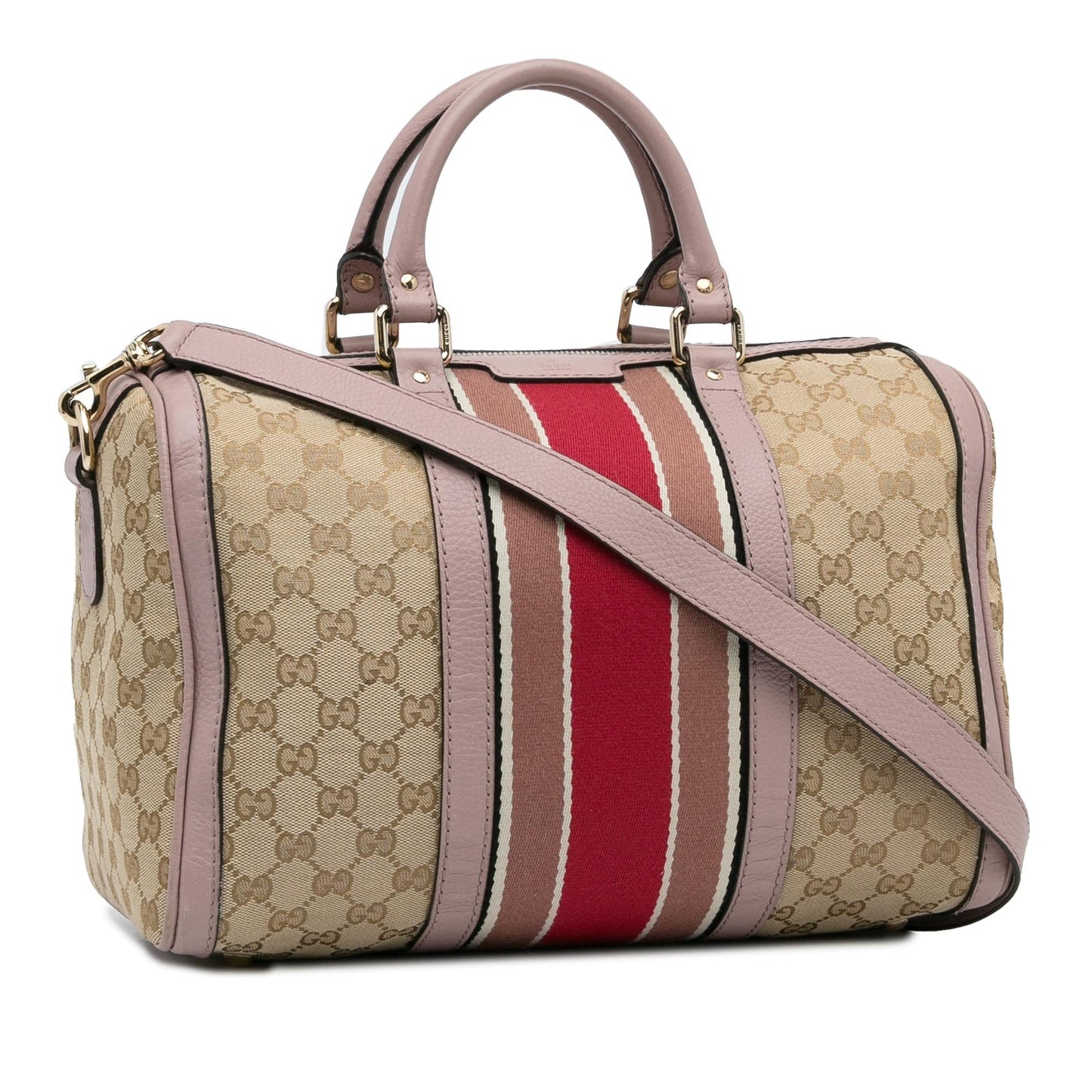 Gucci GG Canvas Web Satchel (rLK8bR)