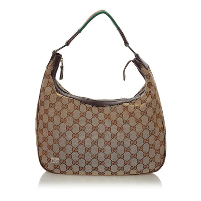 Gucci GG Canvas Web Shoulder Bag (33600)