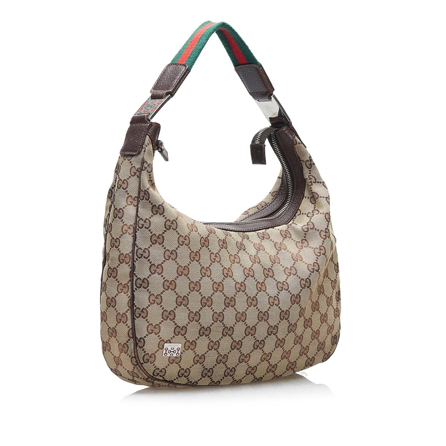 Gucci GG Canvas Web Shoulder Bag (F1ykz7)