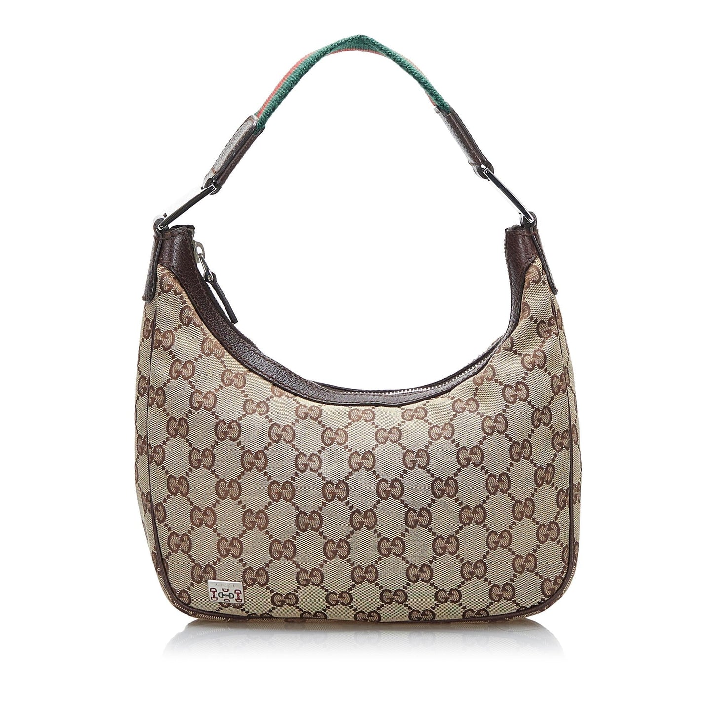 Gucci GG Canvas Web Shoulder Bag (qR6eTf)