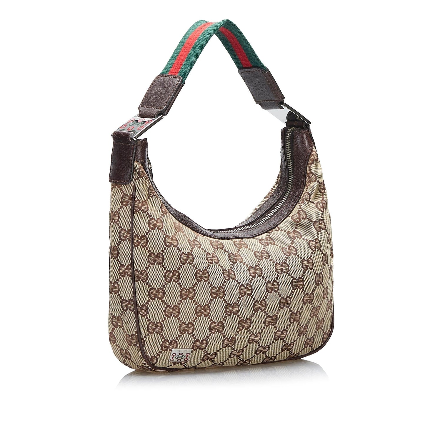 Gucci GG Canvas Web Shoulder Bag (qR6eTf)