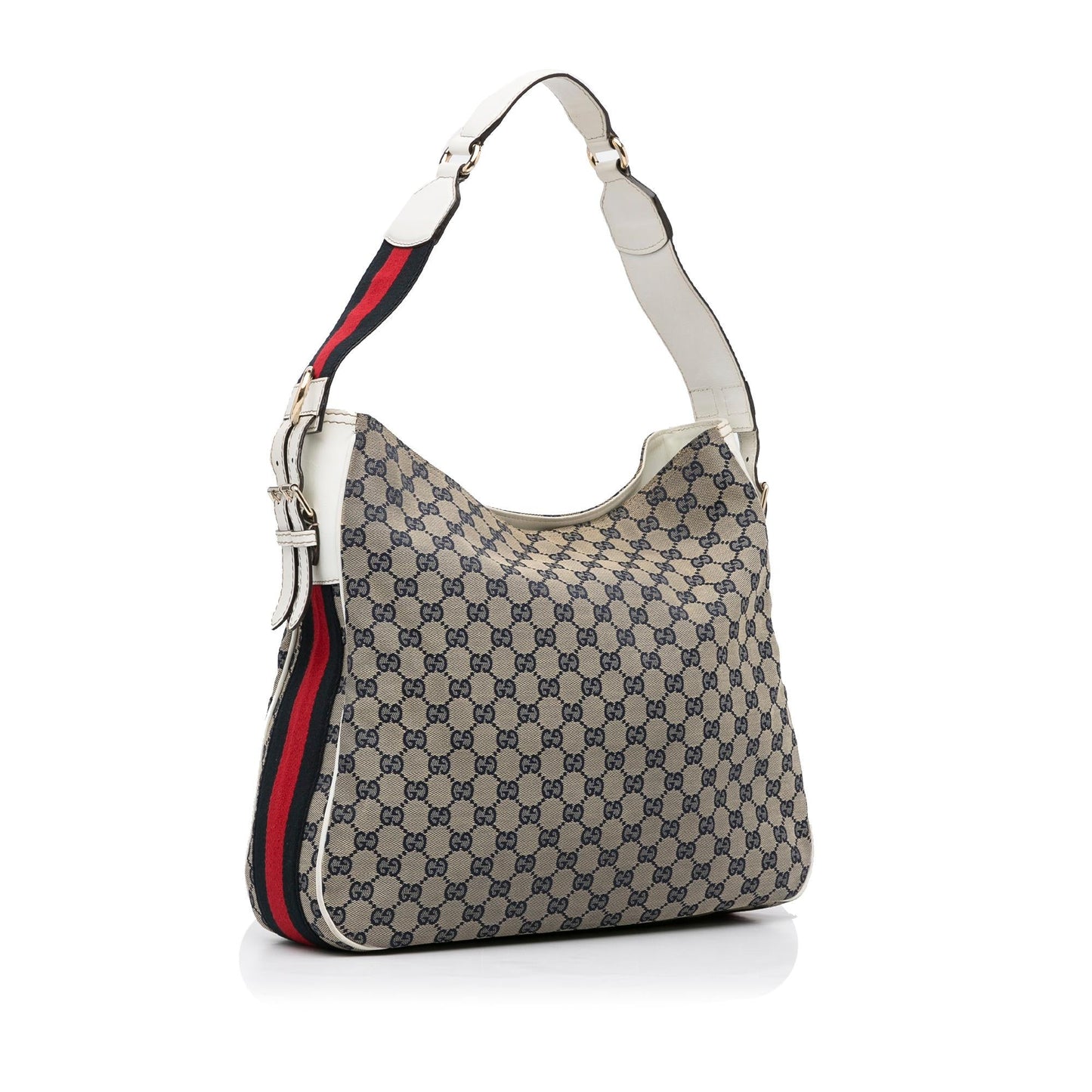 Gucci GG Canvas Web Shoulder Bag (98PH5h)