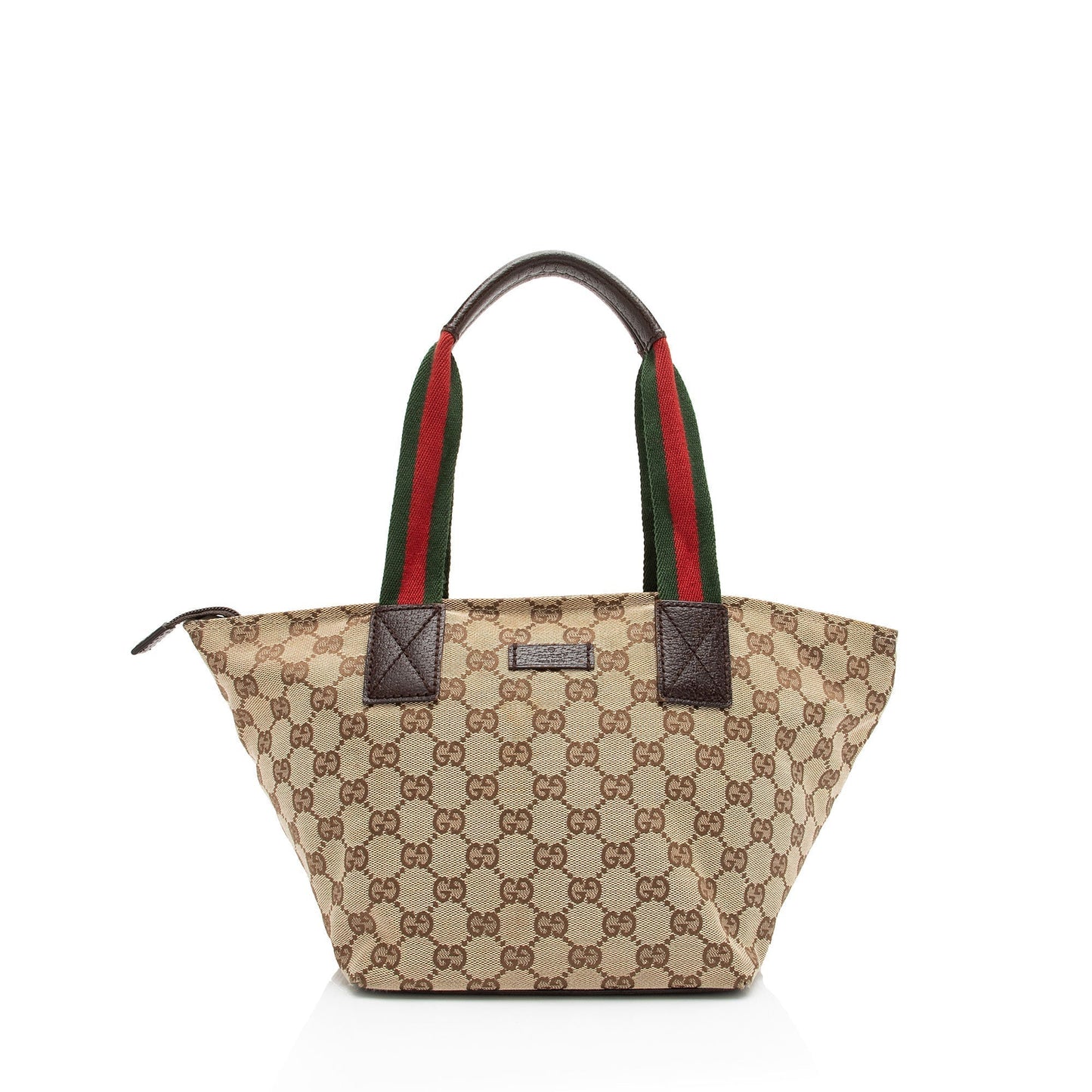Gucci GG Canvas Web Small Tote (SHF-zJSZ0v)