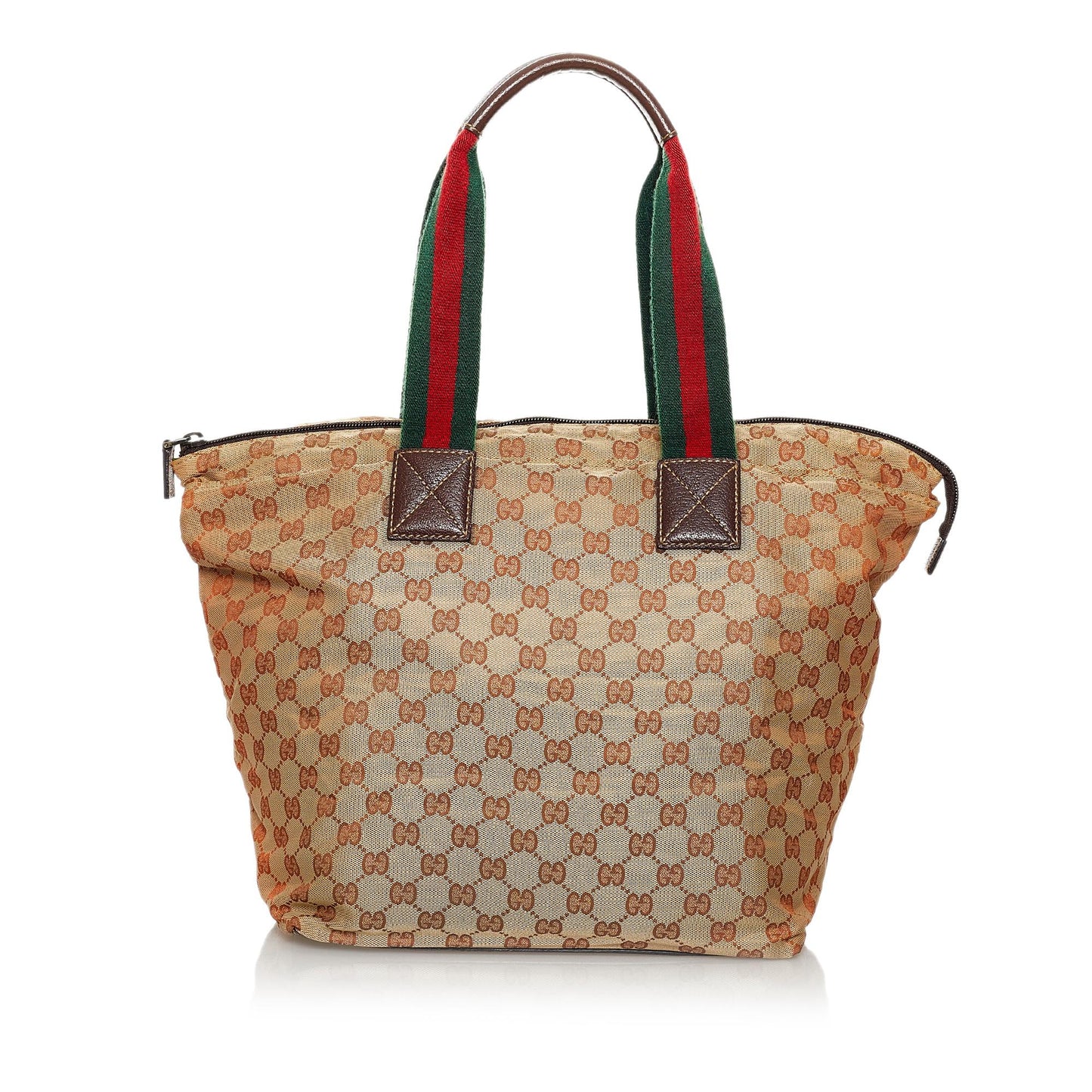 Gucci GG Canvas Web Tote Bag (30132)