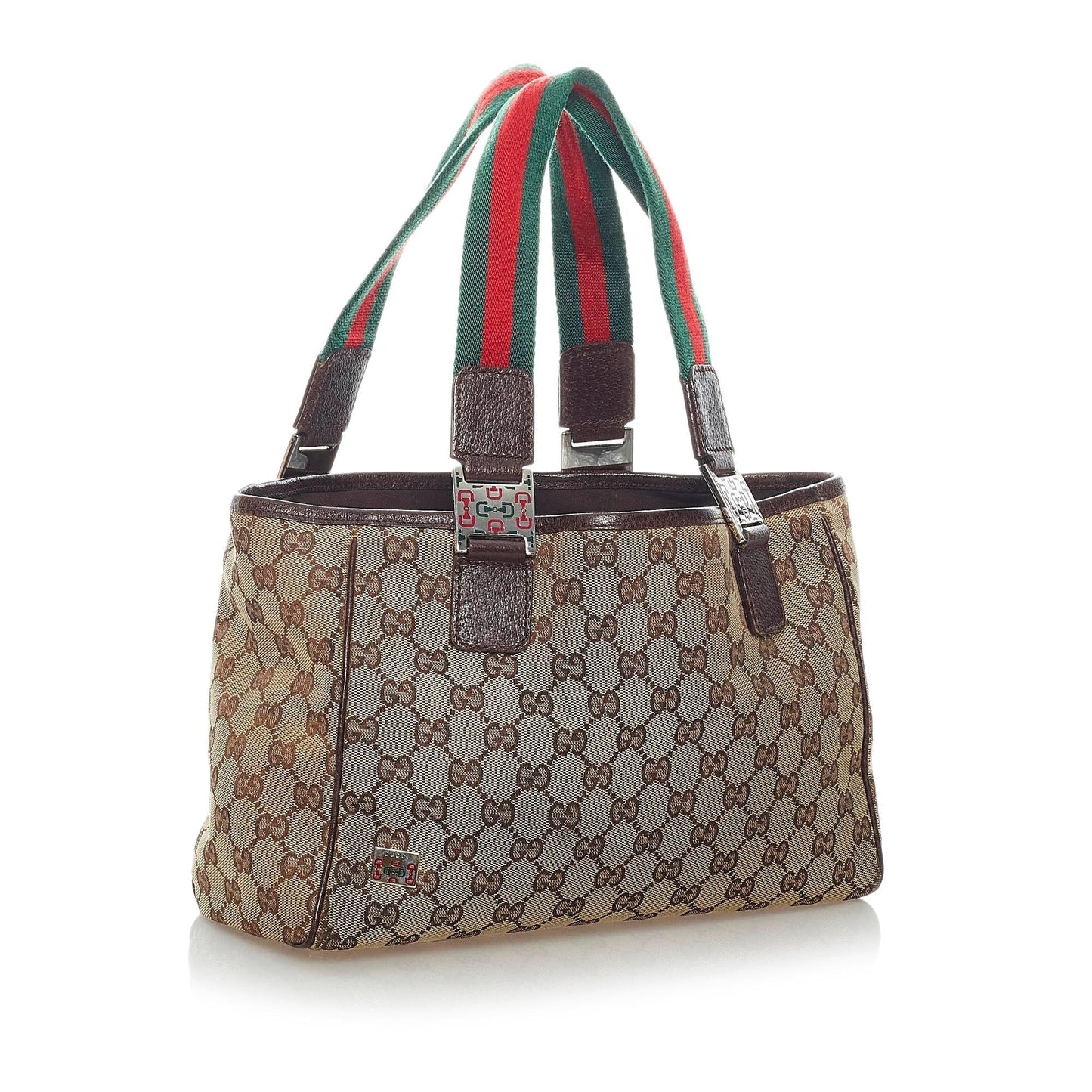 Gucci GG Canvas Web Tote Bag (33142)