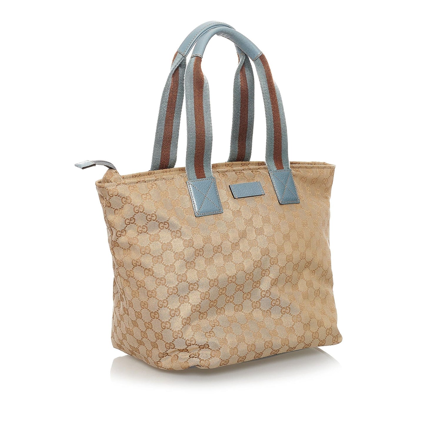 Gucci GG Canvas Web Tote Bag (33365)