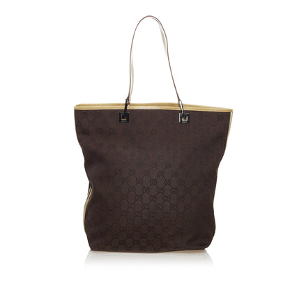 Gucci GG Canvas Web Tote Bag (36167)