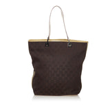 Gucci GG Canvas Web Tote Bag (36167)