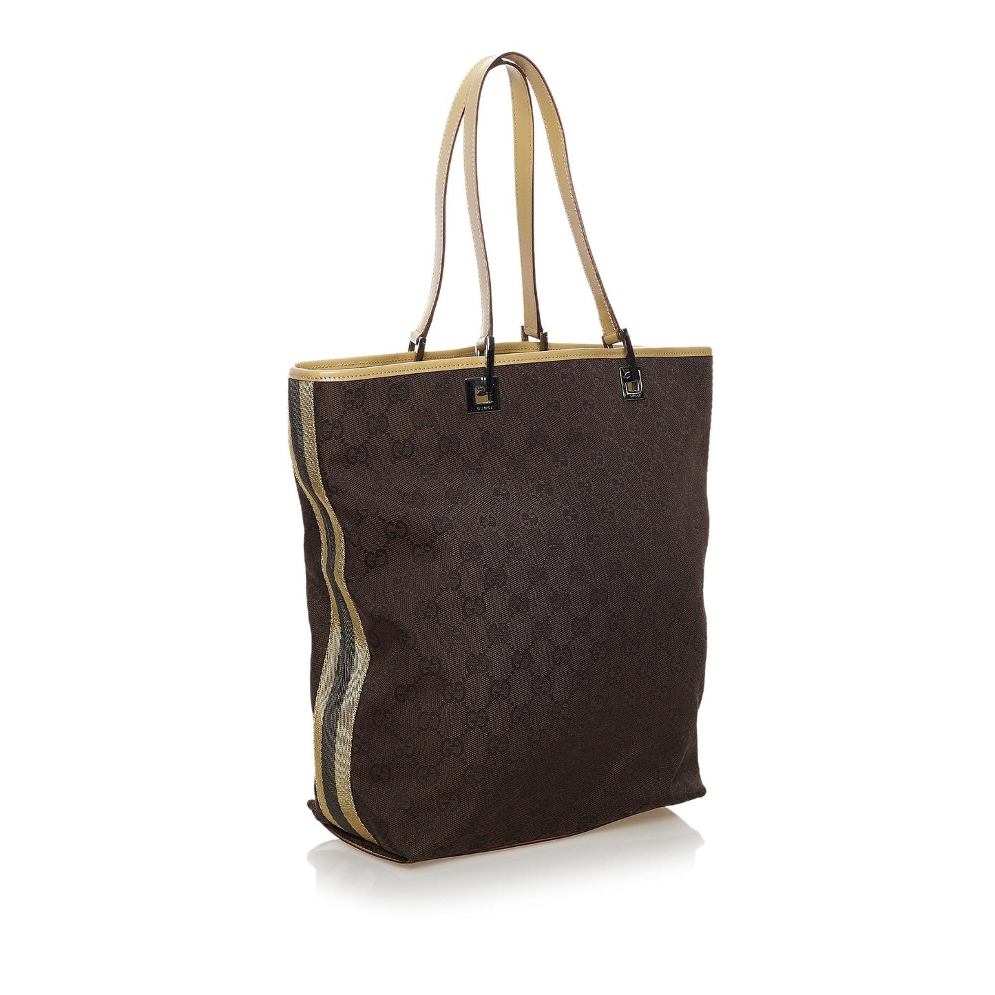 Gucci GG Canvas Web Tote Bag (36167)