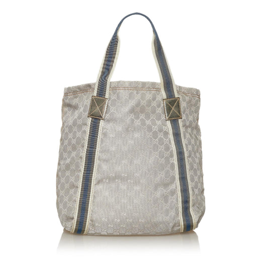 Gucci GG Canvas Web Tote Bag (36181)